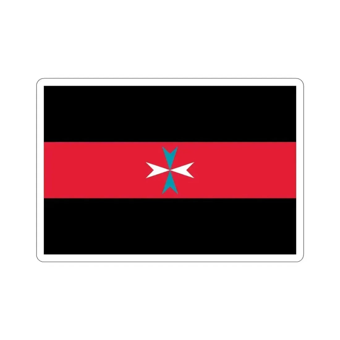 Flag of Tacuara Nationalist Movement STICKER Vinyl Die-Cut Decal 3 Inch - The Sticker Space