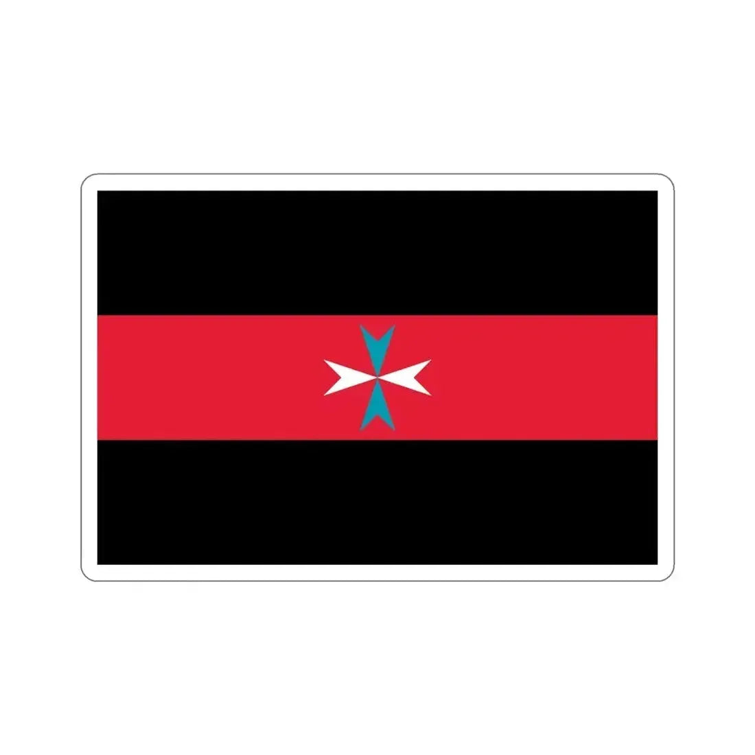 Flag of Tacuara Nationalist Movement STICKER Vinyl Die-Cut Decal 6 Inch - The Sticker Space