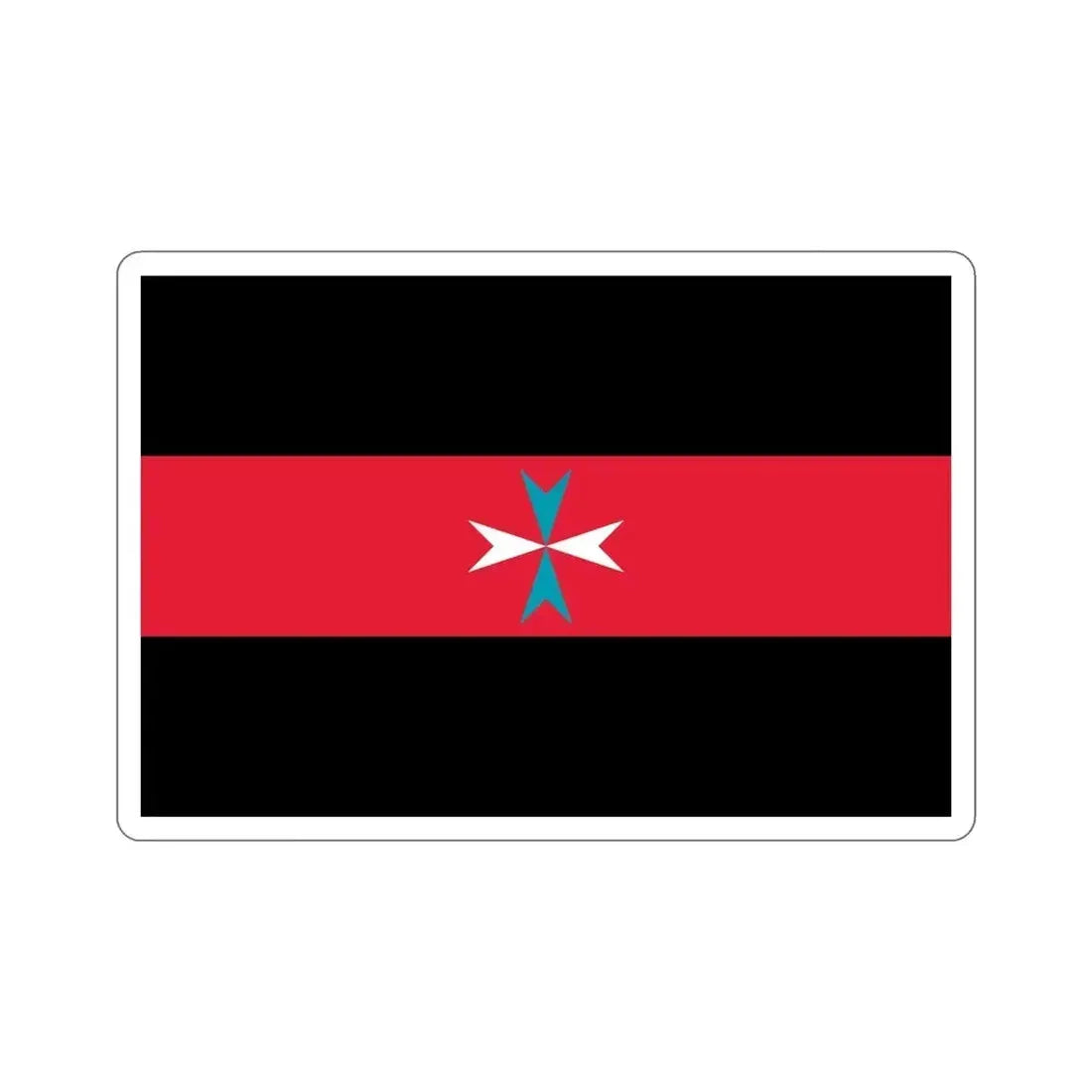 Flag of Tacuara Nationalist Movement STICKER Vinyl Die-Cut Decal - The Sticker Space