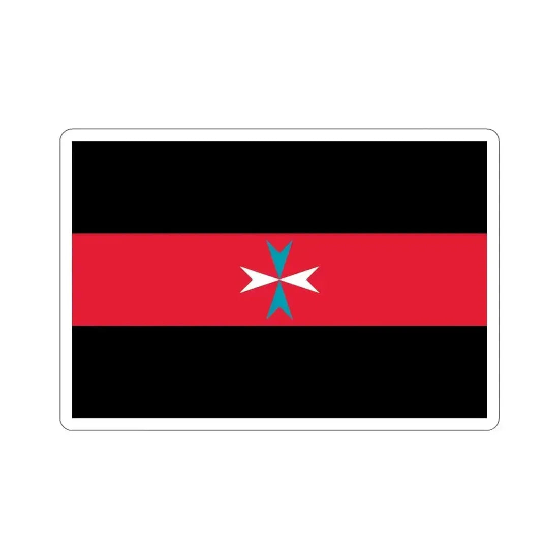 Flag of Tacuara Nationalist Movement STICKER Vinyl Die-Cut Decal - The Sticker Space