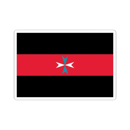 Flag of Tacuara Nationalist Movement - STICKER Vinyl Kiss-Cut Decal 2 Inch White - The Sticker Space