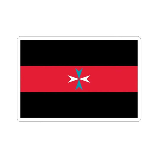 Flag of Tacuara Nationalist Movement - STICKER Vinyl Kiss-Cut Decal 2 Inch White - The Sticker Space