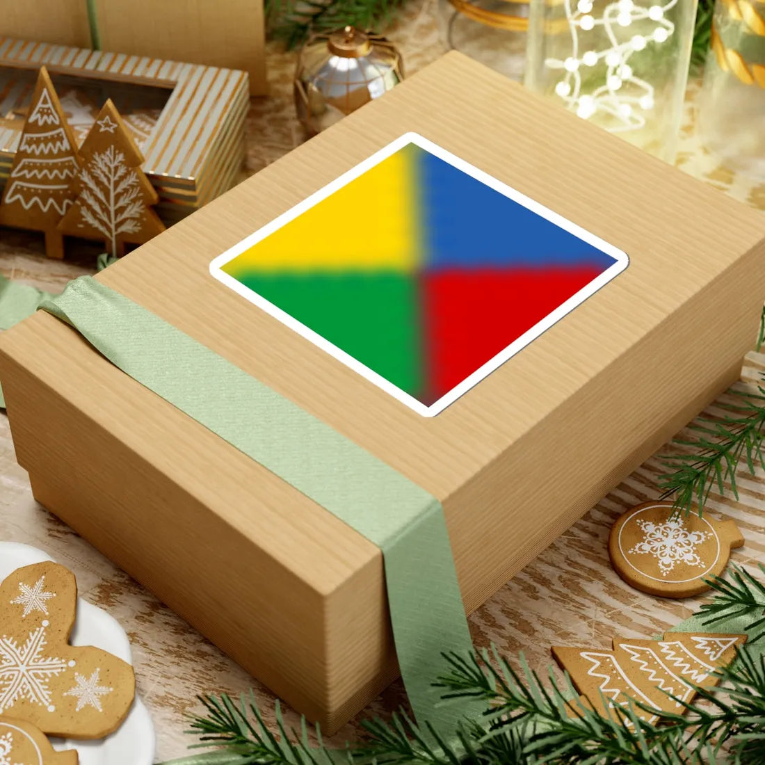 Flag of Taiky (Ukraine) STICKER Vinyl Kiss-Cut Decal - The Sticker Space