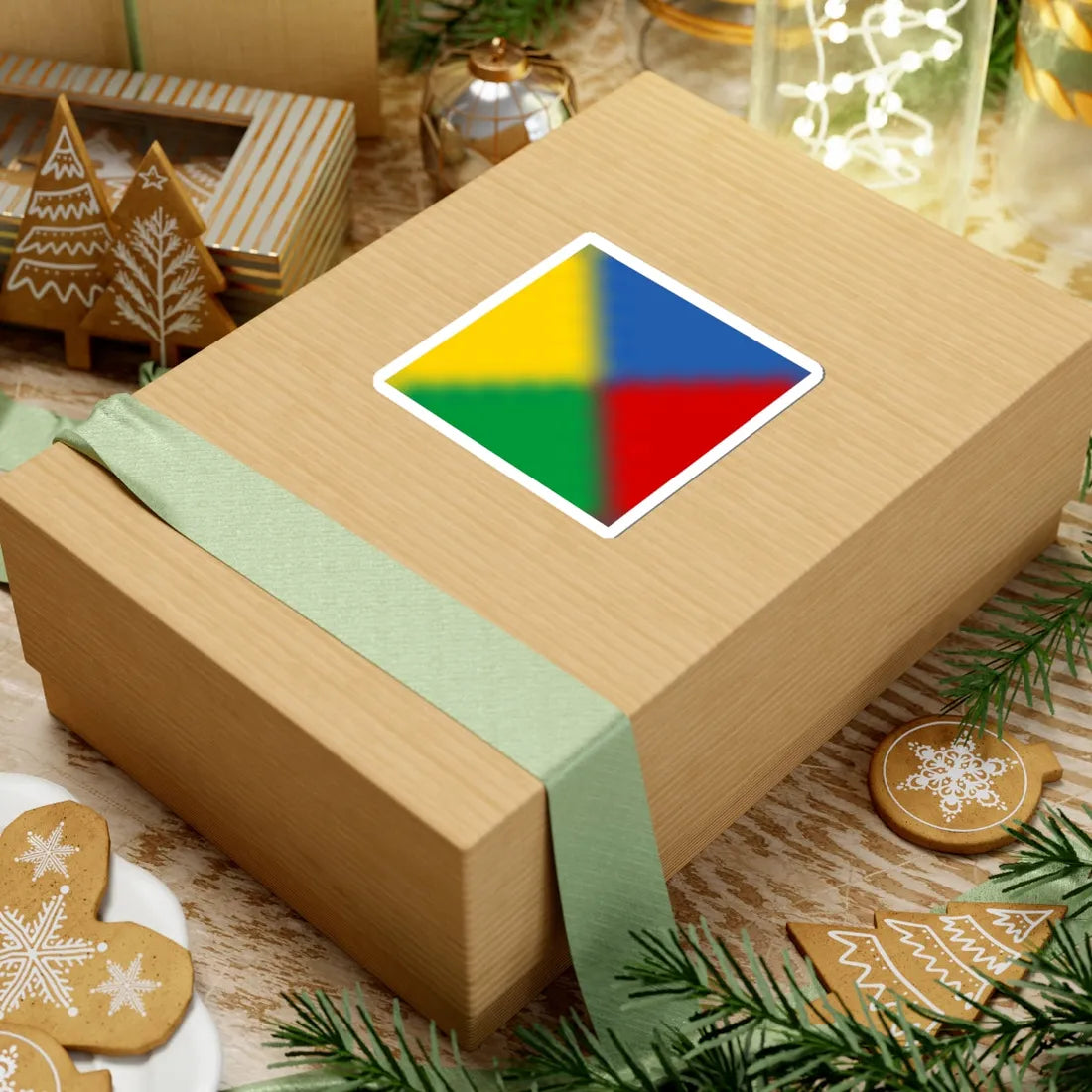 Flag of Taiky (Ukraine) STICKER Vinyl Kiss-Cut Decal - The Sticker Space