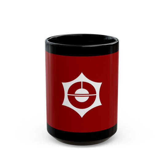 Flag of Taito Tokyo Japan - Black Coffee Mug-15oz-The Sticker Space