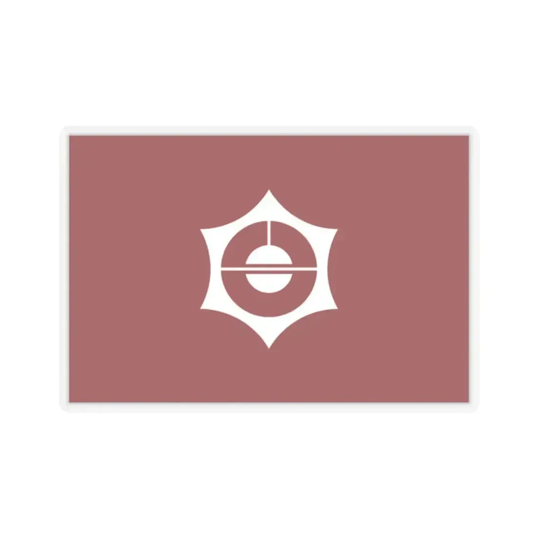 Flag of Taito Tokyo Japan - STICKER Vinyl Kiss-Cut Decal 2 Inch Transparent - The Sticker Space