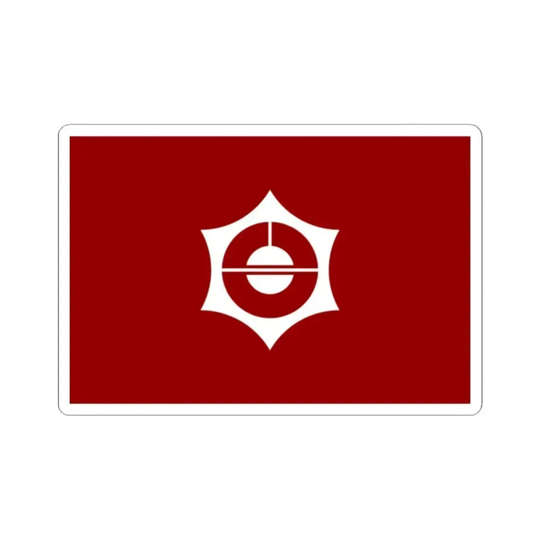 Flag of Taito Tokyo Japan - STICKER Vinyl Kiss-Cut Decal 2 Inch White - The Sticker Space