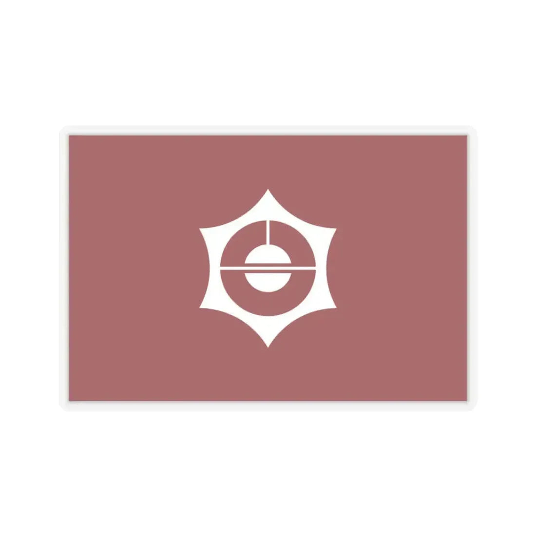 Flag of Taito Tokyo Japan - STICKER Vinyl Kiss-Cut Decal 3 Inch Transparent - The Sticker Space