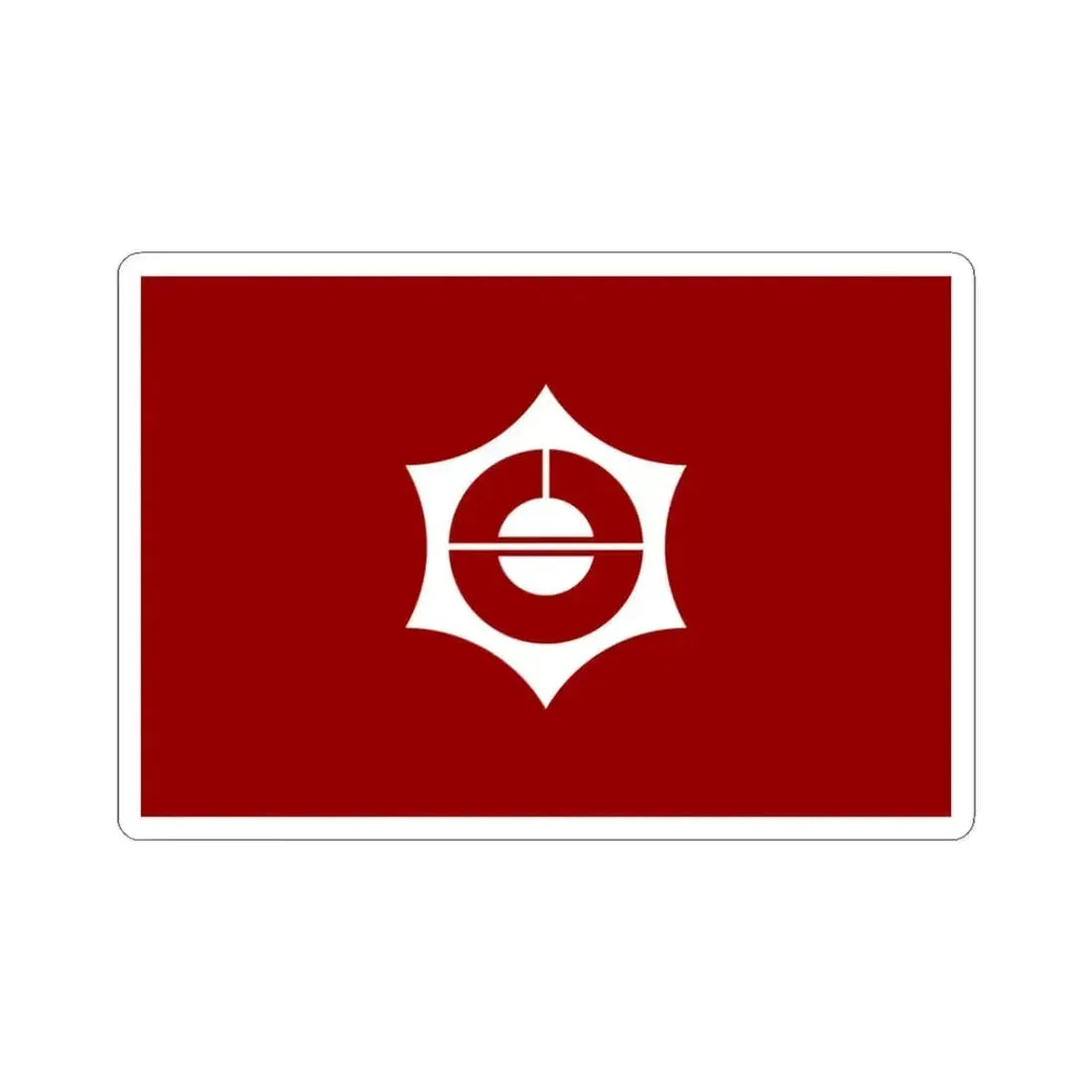 Flag of Taito Tokyo Japan - STICKER Vinyl Kiss-Cut Decal 3 Inch White - The Sticker Space