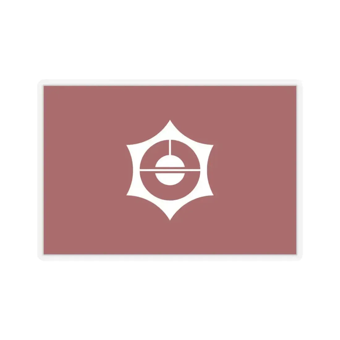 Flag of Taito Tokyo Japan - STICKER Vinyl Kiss-Cut Decal 4 Inch Transparent - The Sticker Space