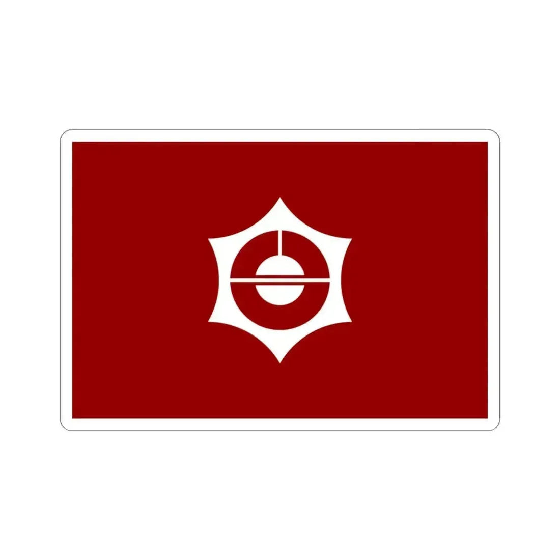 Flag of Taito Tokyo Japan - STICKER Vinyl Kiss-Cut Decal 4 Inch White - The Sticker Space