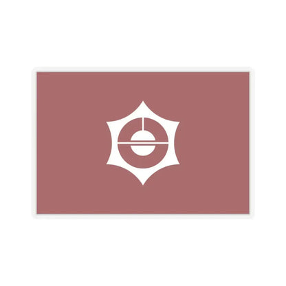 Flag of Taito Tokyo Japan - STICKER Vinyl Kiss-Cut Decal 6 Inch Transparent - The Sticker Space