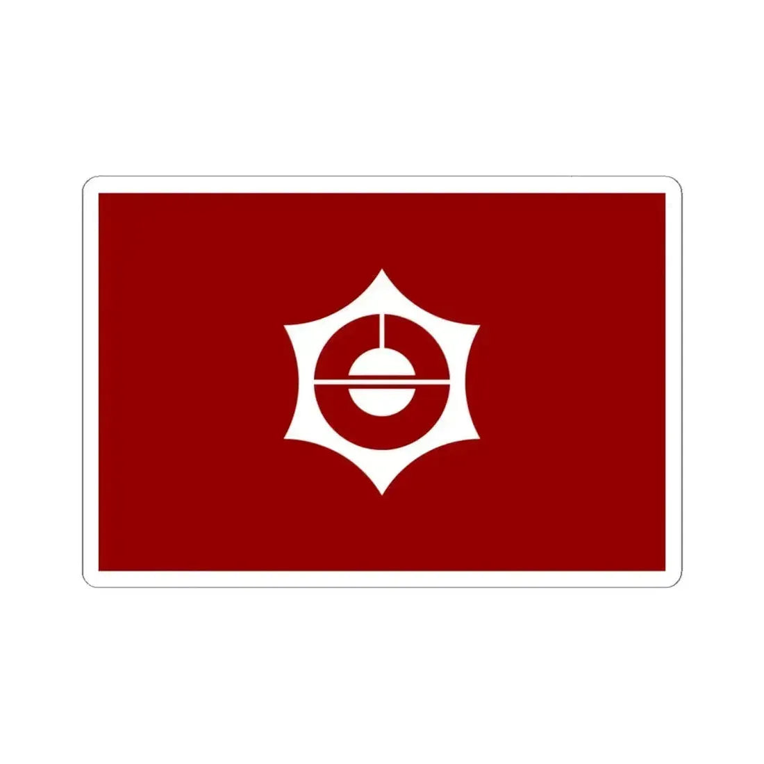 Flag of Taito Tokyo Japan - STICKER Vinyl Kiss-Cut Decal 6 Inch White - The Sticker Space