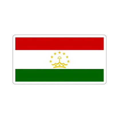 Flag of Tajikistan STICKER Vinyl Die-Cut Decal 4 Inch - The Sticker Space