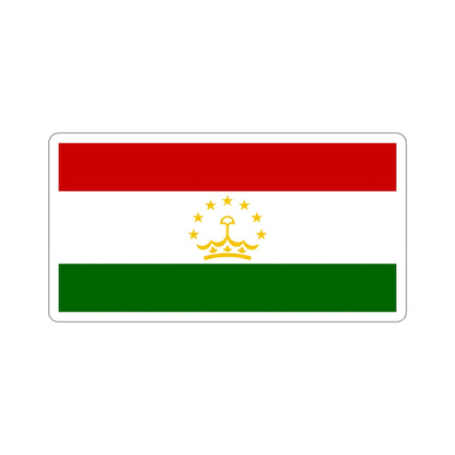 Flag of Tajikistan STICKER Vinyl Die-Cut Decal-5 Inch-The Sticker Space