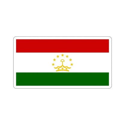 Flag of Tajikistan STICKER Vinyl Die-Cut Decal 5 Inch - The Sticker Space