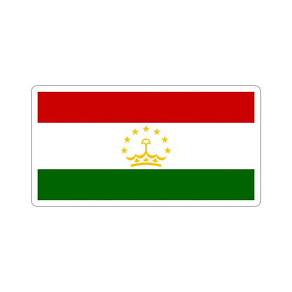 Flag of Tajikistan STICKER Vinyl Die-Cut Decal-6 Inch-The Sticker Space