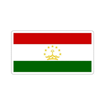 Flag of Tajikistan STICKER Vinyl Die-Cut Decal 6 Inch - The Sticker Space
