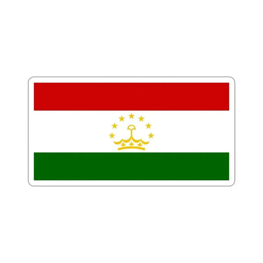 Flag of Tajikistan STICKER Vinyl Die-Cut Decal 6 Inch - The Sticker Space