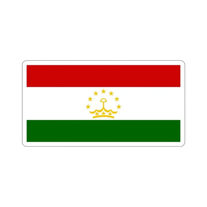 Flag of Tajikistan STICKER Vinyl Die-Cut Decal - The Sticker Space