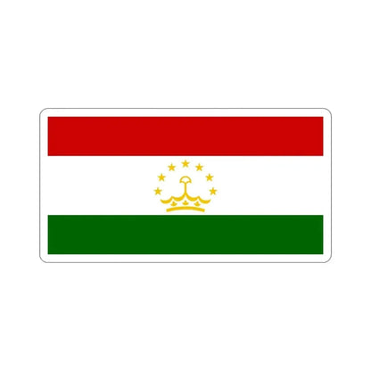 Flag of Tajikistan STICKER Vinyl Die-Cut Decal - The Sticker Space