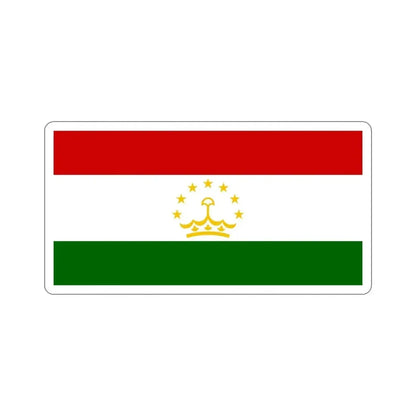Flag of Tajikistan STICKER Vinyl Die-Cut Decal - The Sticker Space