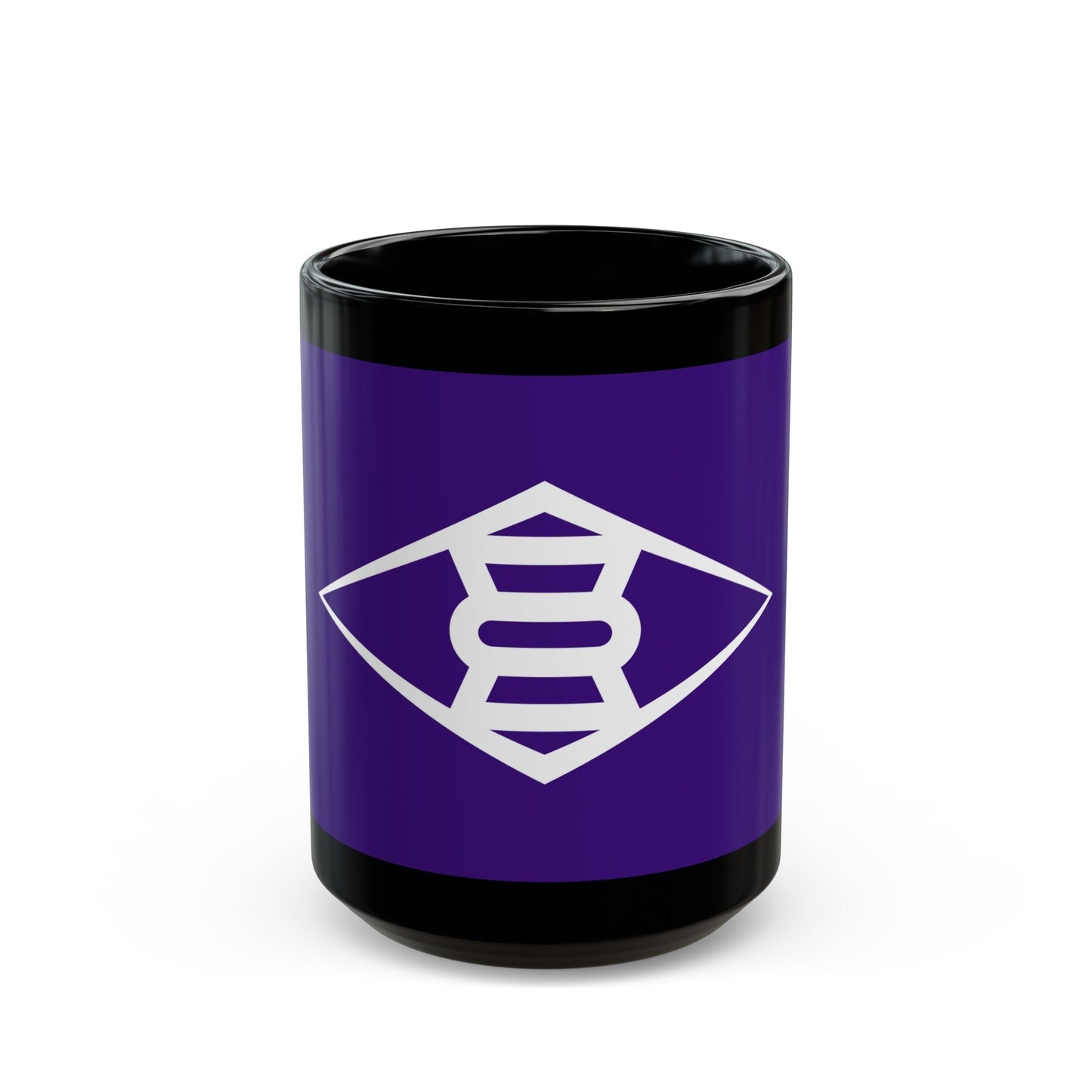 Flag of Takasaki Gunma Japan - Black Coffee Mug-15oz-The Sticker Space