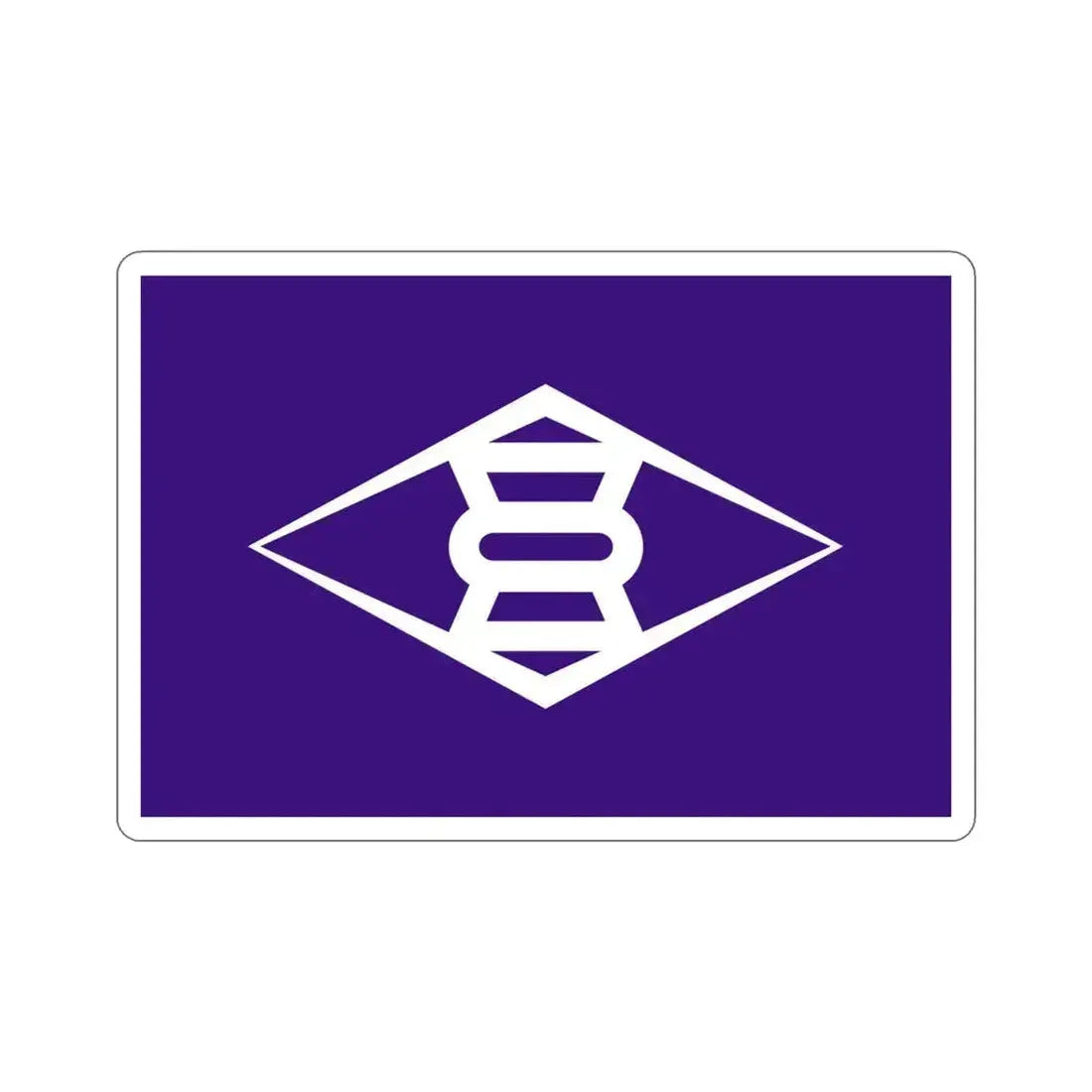 Flag of Takasaki Gunma Japan STICKER Vinyl Die-Cut Decal 4 Inch - The Sticker Space