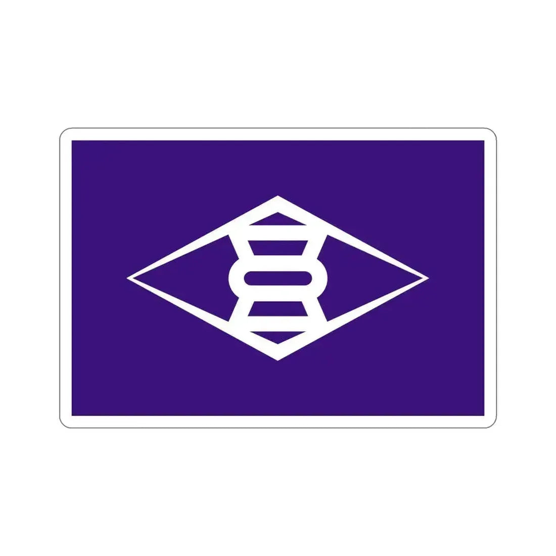 Flag of Takasaki Gunma Japan STICKER Vinyl Die-Cut Decal 6 Inch - The Sticker Space