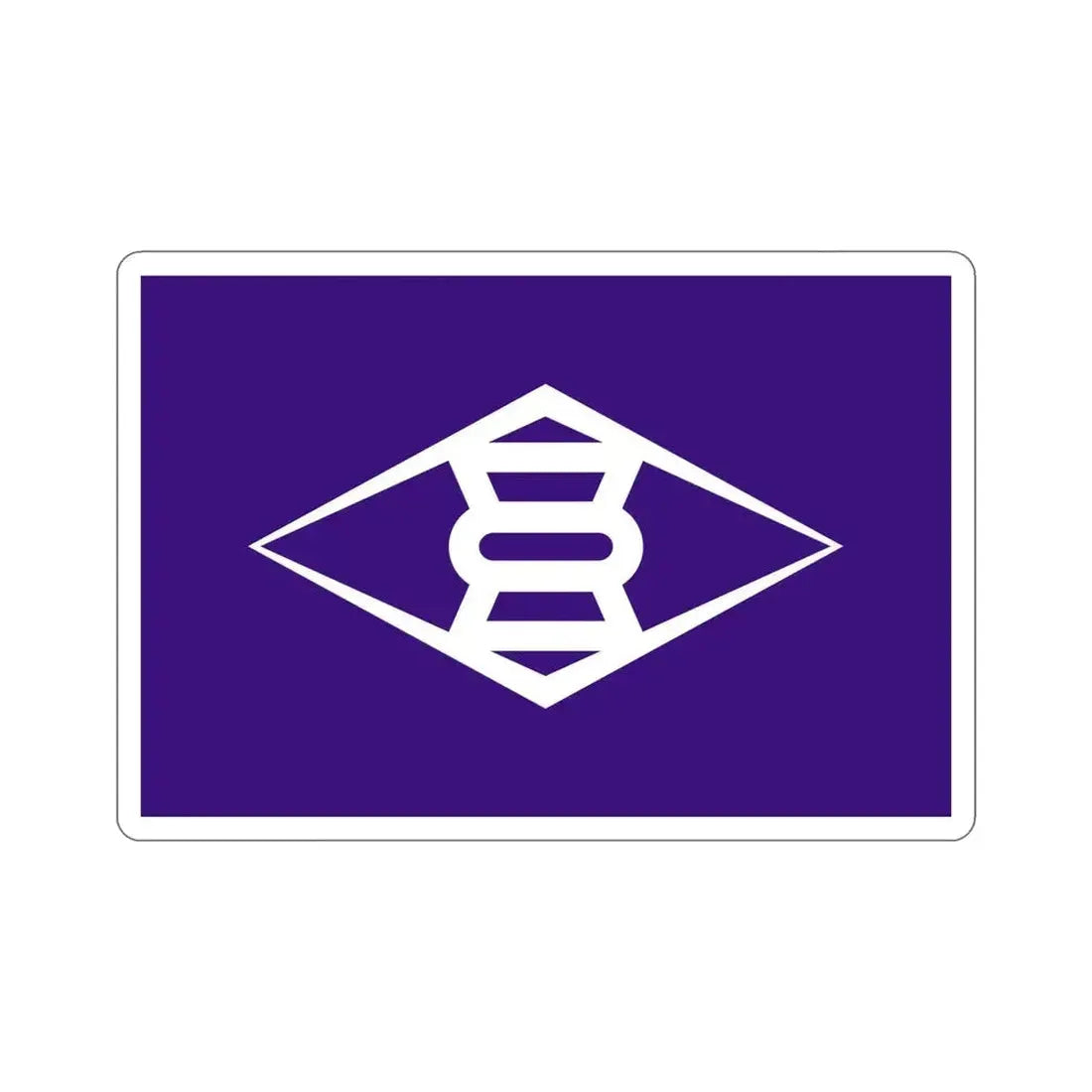 Flag of Takasaki Gunma Japan STICKER Vinyl Die-Cut Decal - The Sticker Space