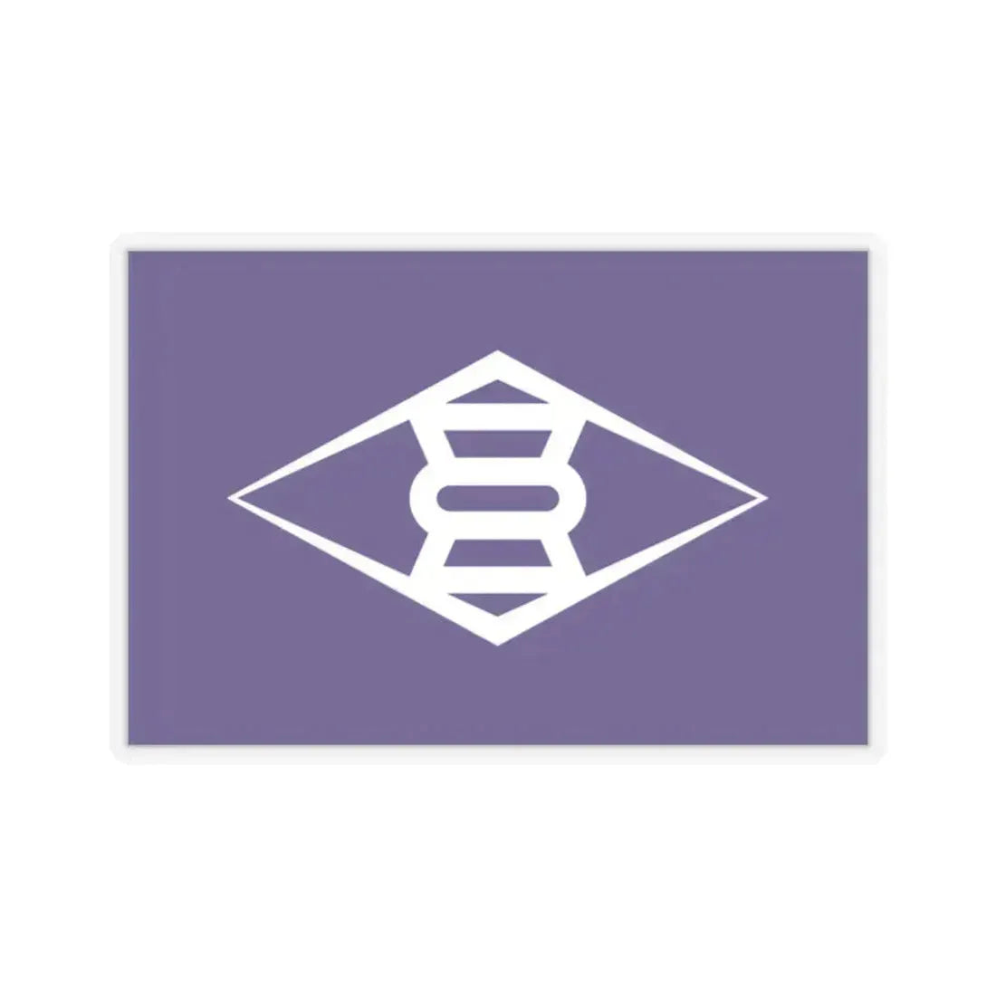 Flag of Takasaki Gunma Japan - STICKER Vinyl Kiss-Cut Decal 2 Inch Transparent - The Sticker Space