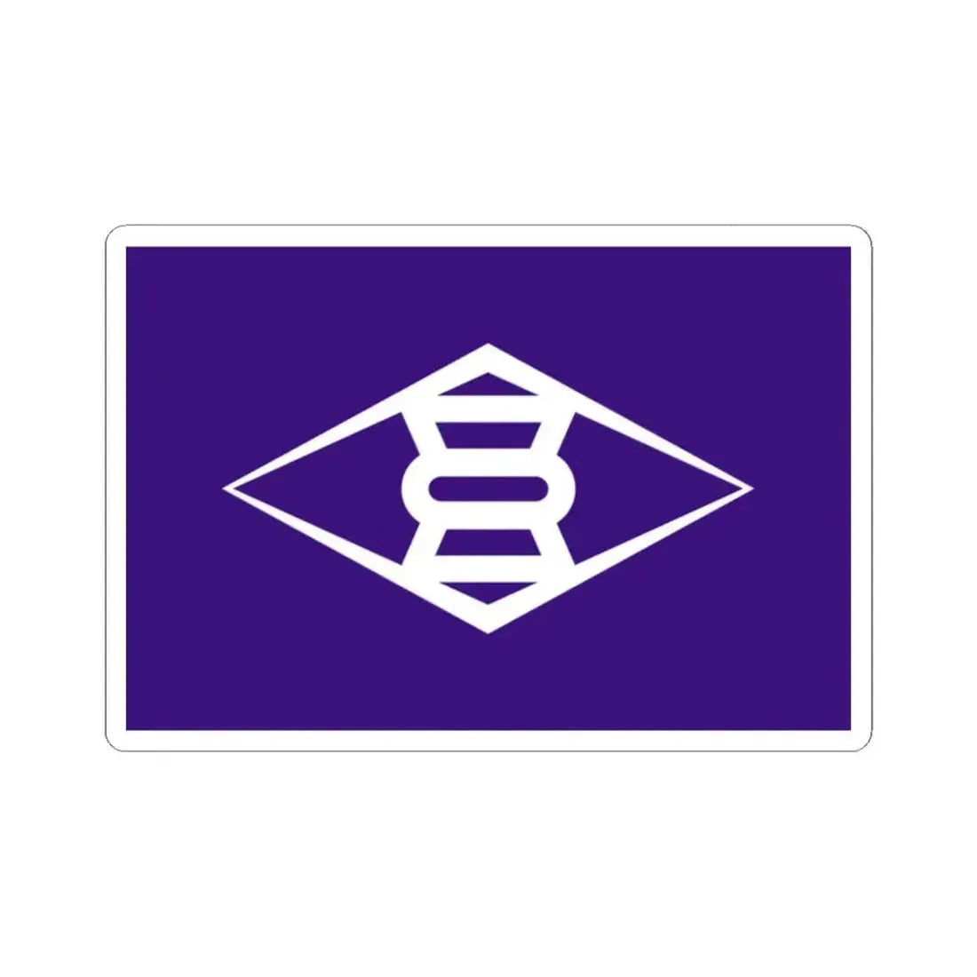 Flag of Takasaki Gunma Japan - STICKER Vinyl Kiss-Cut Decal 2 Inch White - The Sticker Space