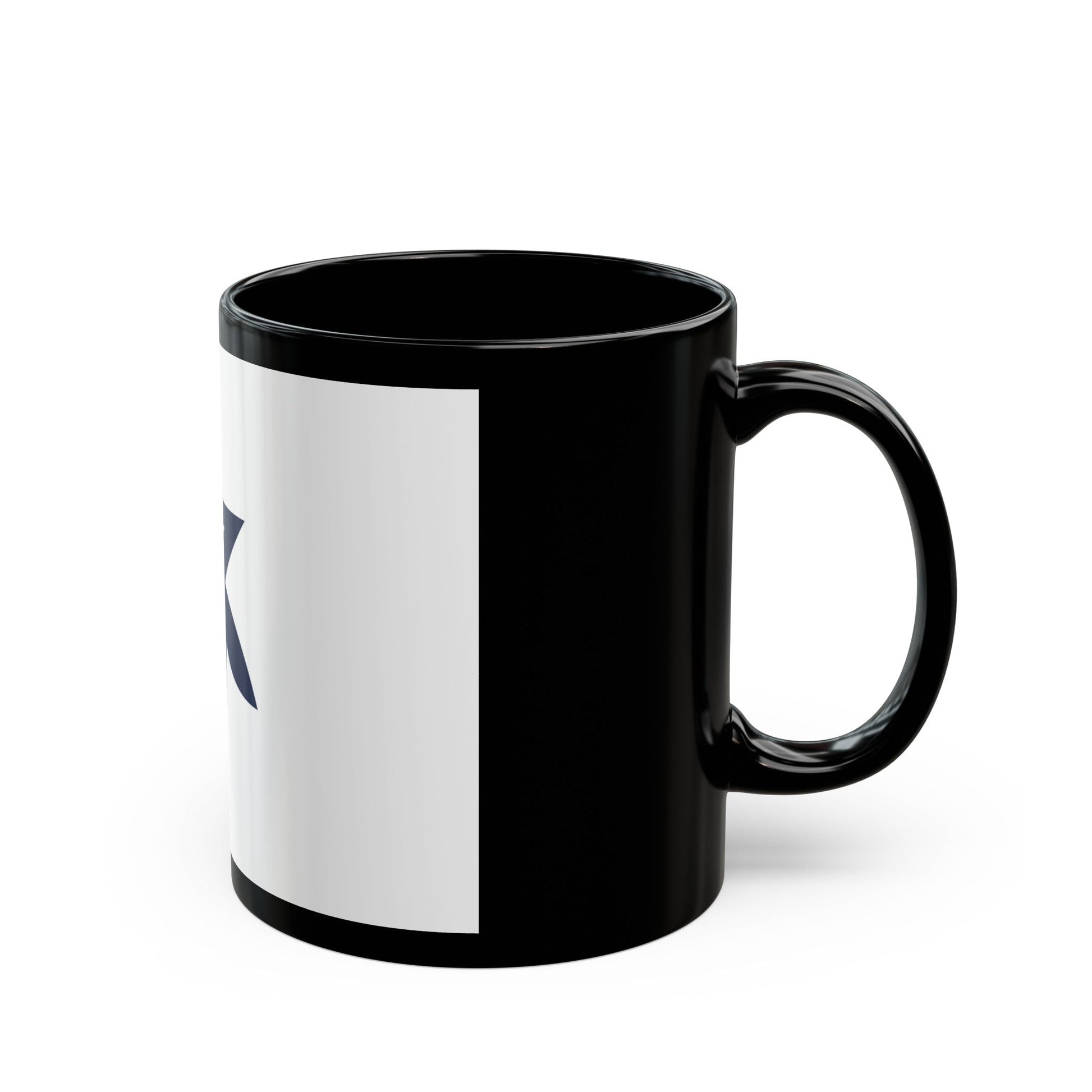 Flag of Takatsuki Osaka Japan - Black Coffee Mug-The Sticker Space