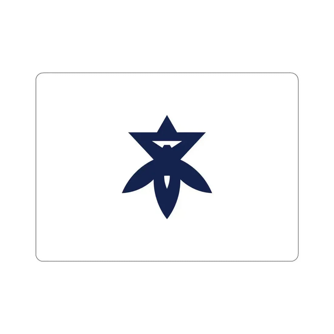 Flag of Takatsuki Osaka Japan STICKER Vinyl Die-Cut Decal 6 Inch - The Sticker Space