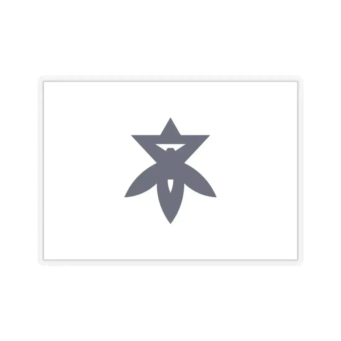 Flag of Takatsuki Osaka Japan - STICKER Vinyl Kiss-Cut Decal 3 Inch Transparent - The Sticker Space