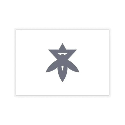 Flag of Takatsuki Osaka Japan - STICKER Vinyl Kiss-Cut Decal 3 Inch Transparent - The Sticker Space