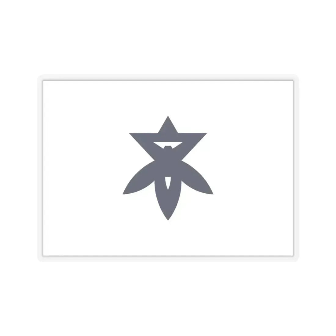 Flag of Takatsuki Osaka Japan - STICKER Vinyl Kiss-Cut Decal 4 Inch Transparent - The Sticker Space