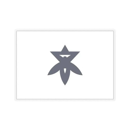 Flag of Takatsuki Osaka Japan - STICKER Vinyl Kiss-Cut Decal 4 Inch Transparent - The Sticker Space