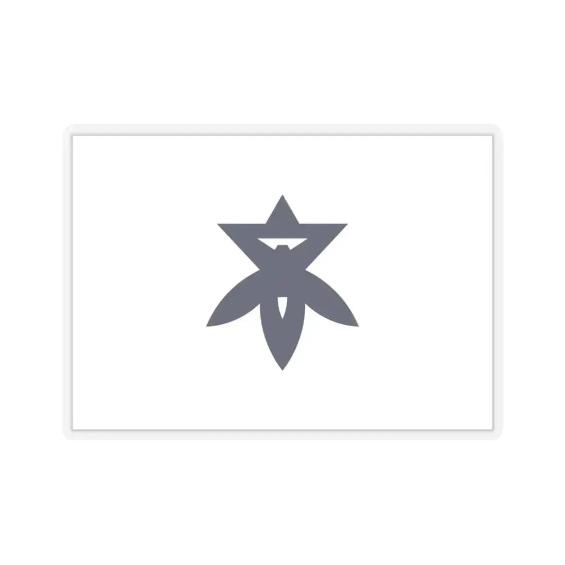 Flag of Takatsuki Osaka Japan - STICKER Vinyl Kiss-Cut Decal 6 Inch Transparent - The Sticker Space