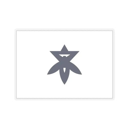 Flag of Takatsuki Osaka Japan - STICKER Vinyl Kiss-Cut Decal 6 Inch Transparent - The Sticker Space