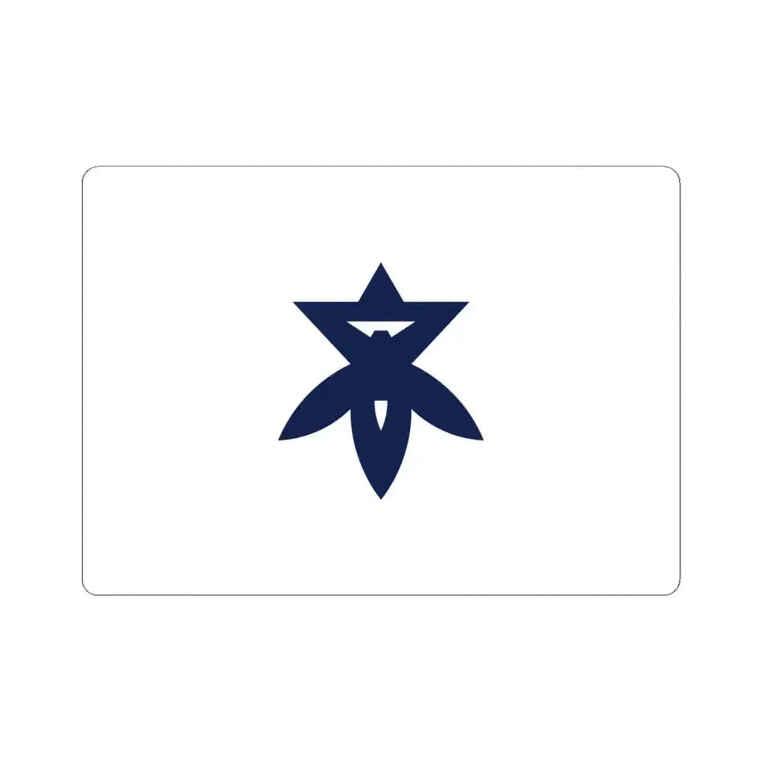 Flag of Takatsuki Osaka Japan - STICKER Vinyl Kiss-Cut Decal 6 Inch White - The Sticker Space