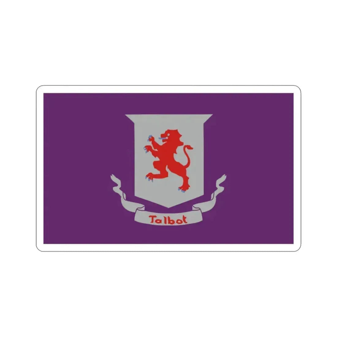 Flag of Talbot County Maryland STICKER Vinyl Die-Cut Decal 2 Inch - The Sticker Space