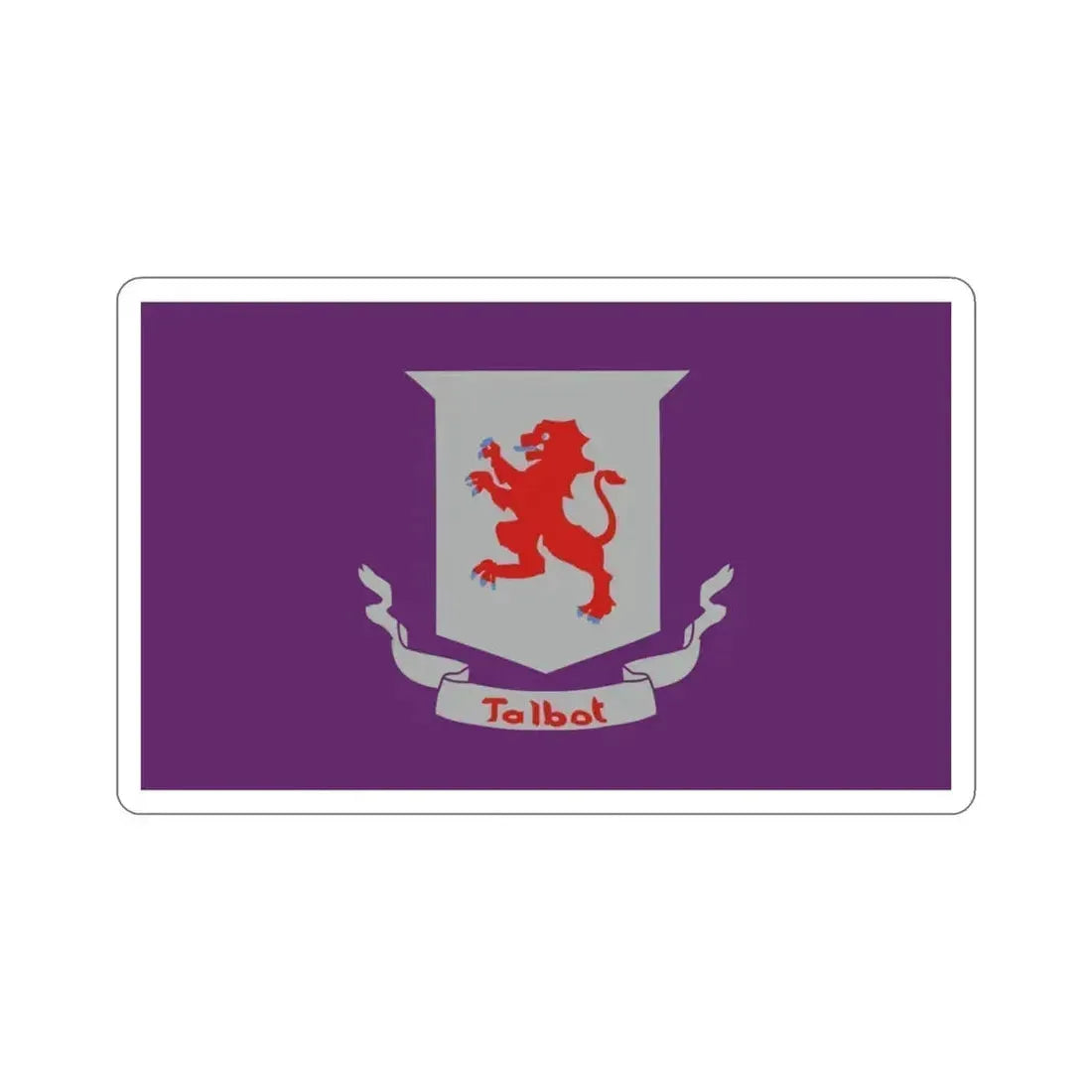 Flag of Talbot County Maryland STICKER Vinyl Die-Cut Decal 3 Inch - The Sticker Space