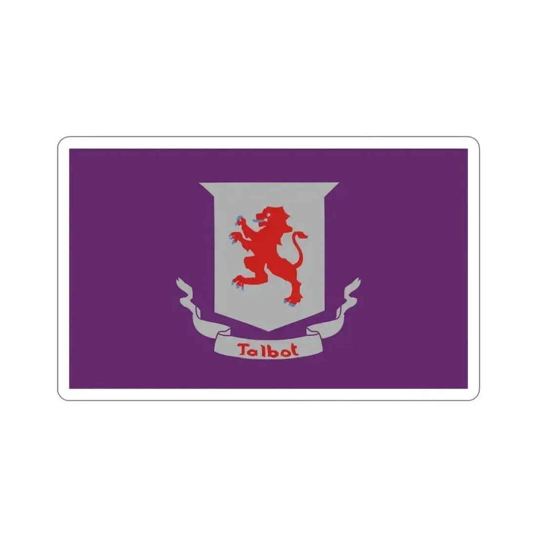 Flag of Talbot County Maryland STICKER Vinyl Die-Cut Decal 4 Inch - The Sticker Space