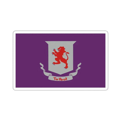 Flag of Talbot County Maryland STICKER Vinyl Die-Cut Decal 4 Inch - The Sticker Space