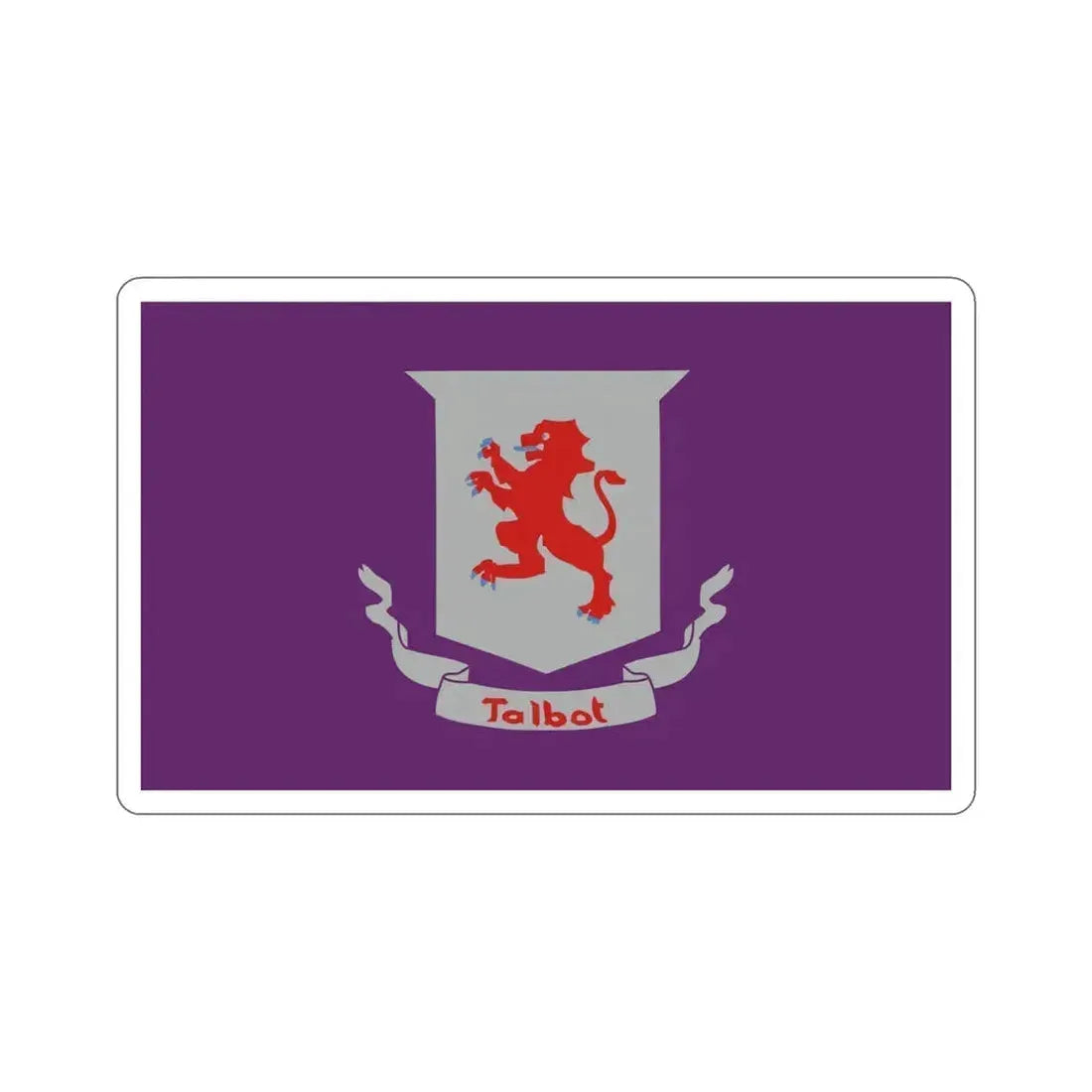 Flag of Talbot County Maryland STICKER Vinyl Die-Cut Decal 5 Inch - The Sticker Space