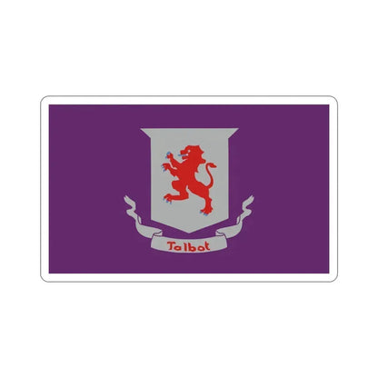 Flag of Talbot County Maryland STICKER Vinyl Die-Cut Decal 5 Inch - The Sticker Space