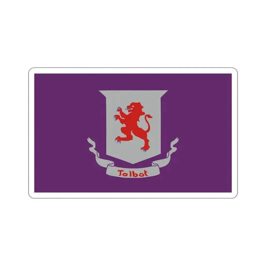 Flag of Talbot County Maryland STICKER Vinyl Die-Cut Decal 6 Inch - The Sticker Space