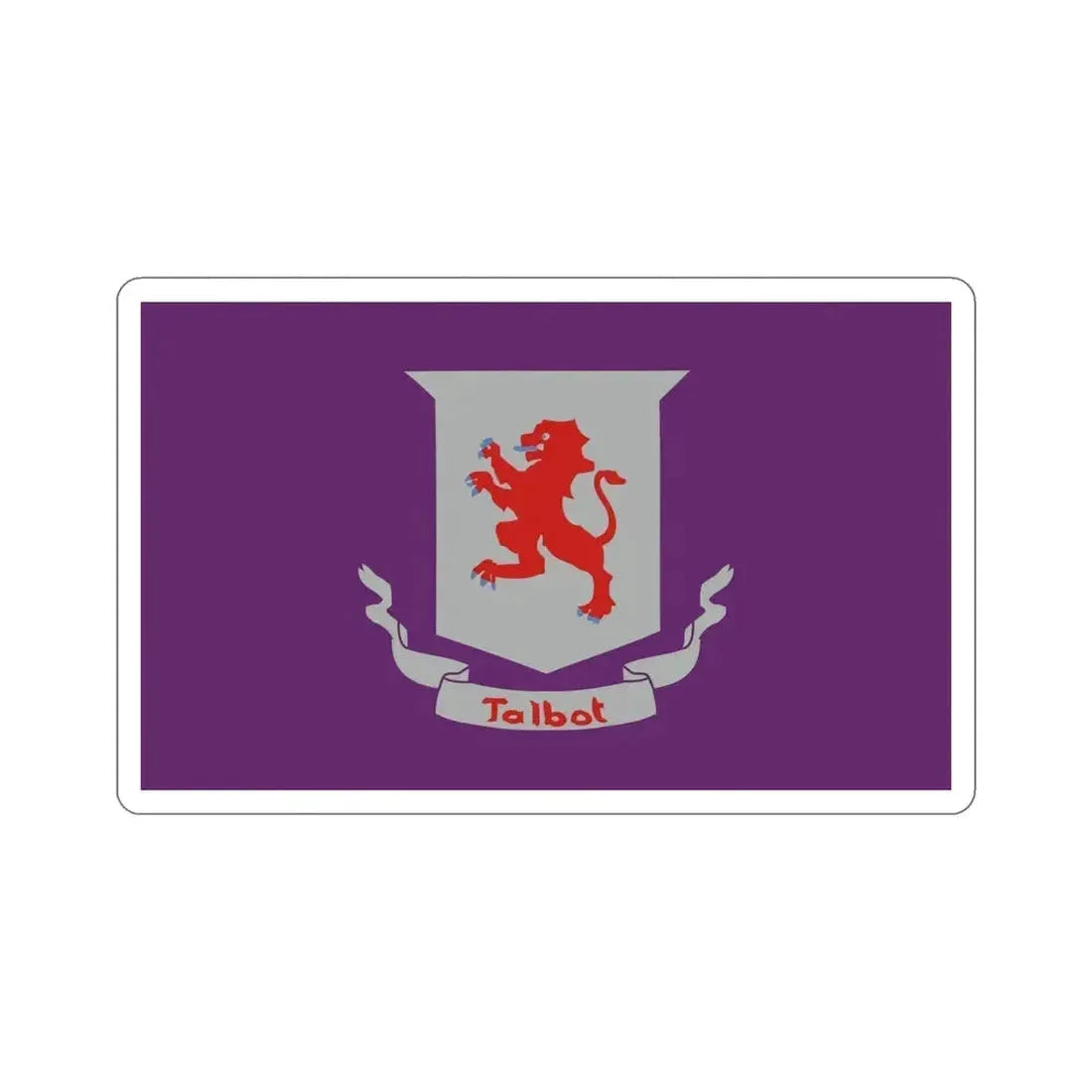 Flag of Talbot County Maryland STICKER Vinyl Die-Cut Decal - The Sticker Space