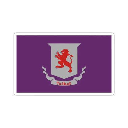 Flag of Talbot County Maryland (United States) STICKER Vinyl Kiss-Cut Decal 2 Inch White - The Sticker Space